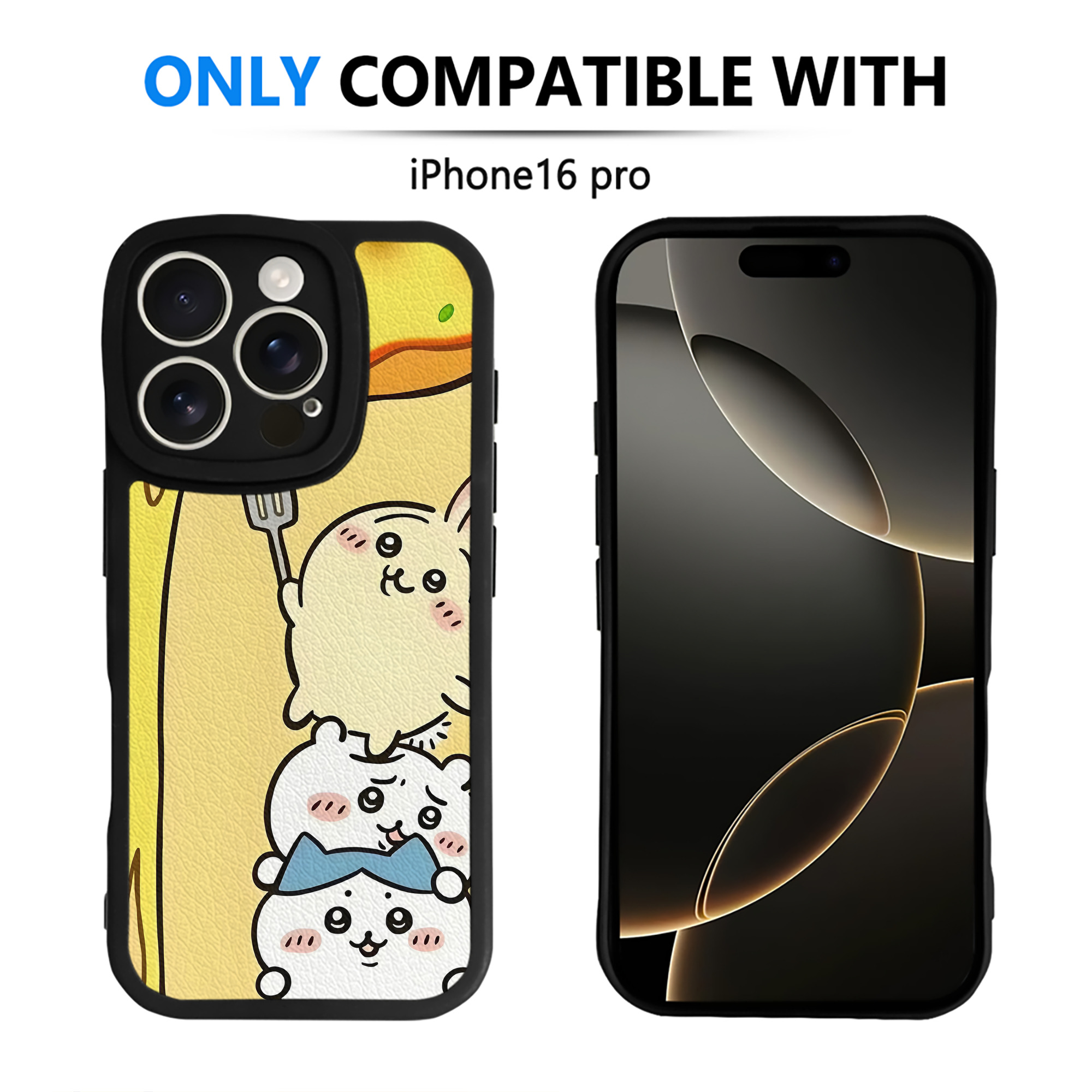 （画像用） ちいかわ Chii-kawa 【iPhone 16シリーズ対応】シリコンスマホケース（レザー調） 材質：シリコン